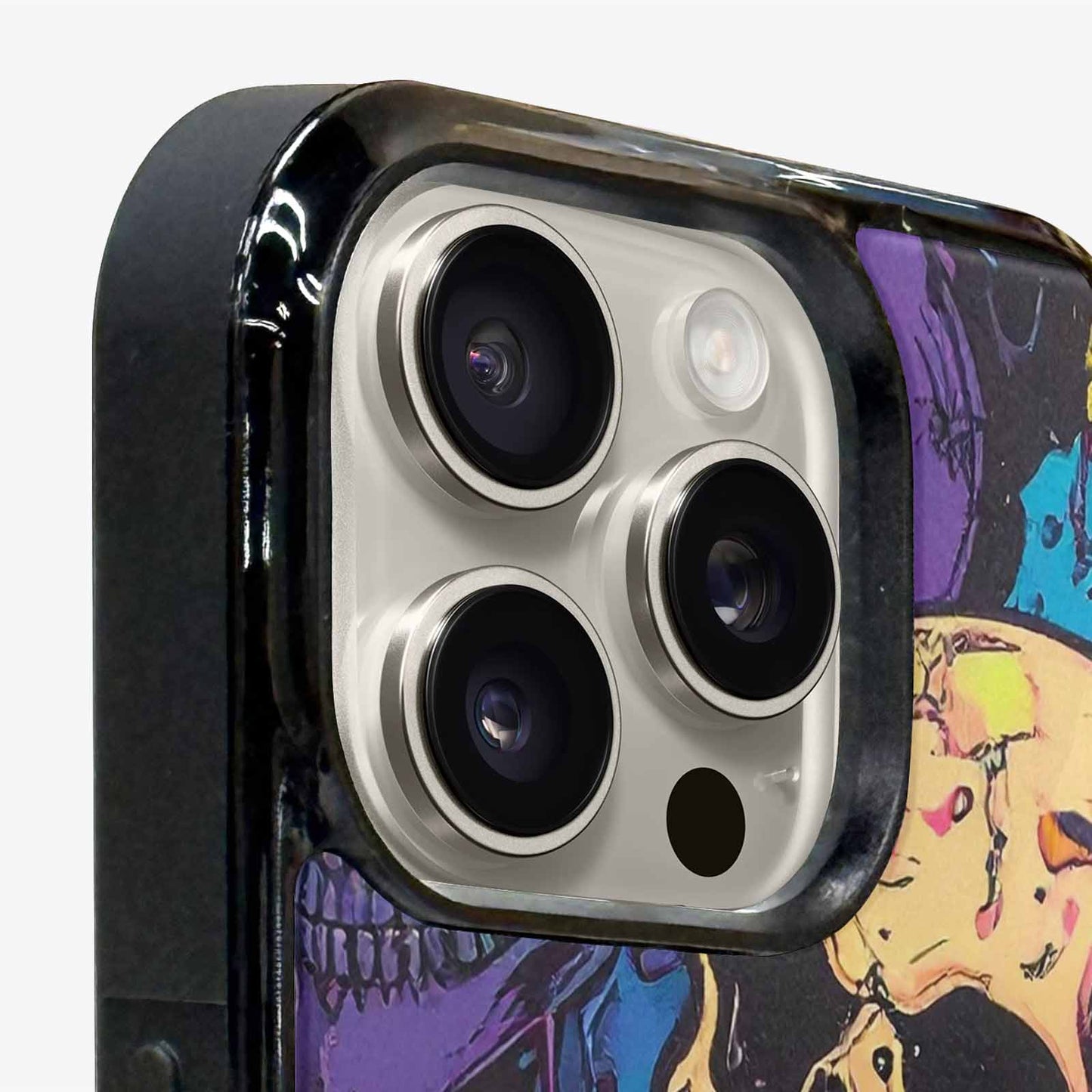 iPhone 15 Pro Max Case — 1000s Of Skulls Digital Camo Drip, Original Design Phone Case