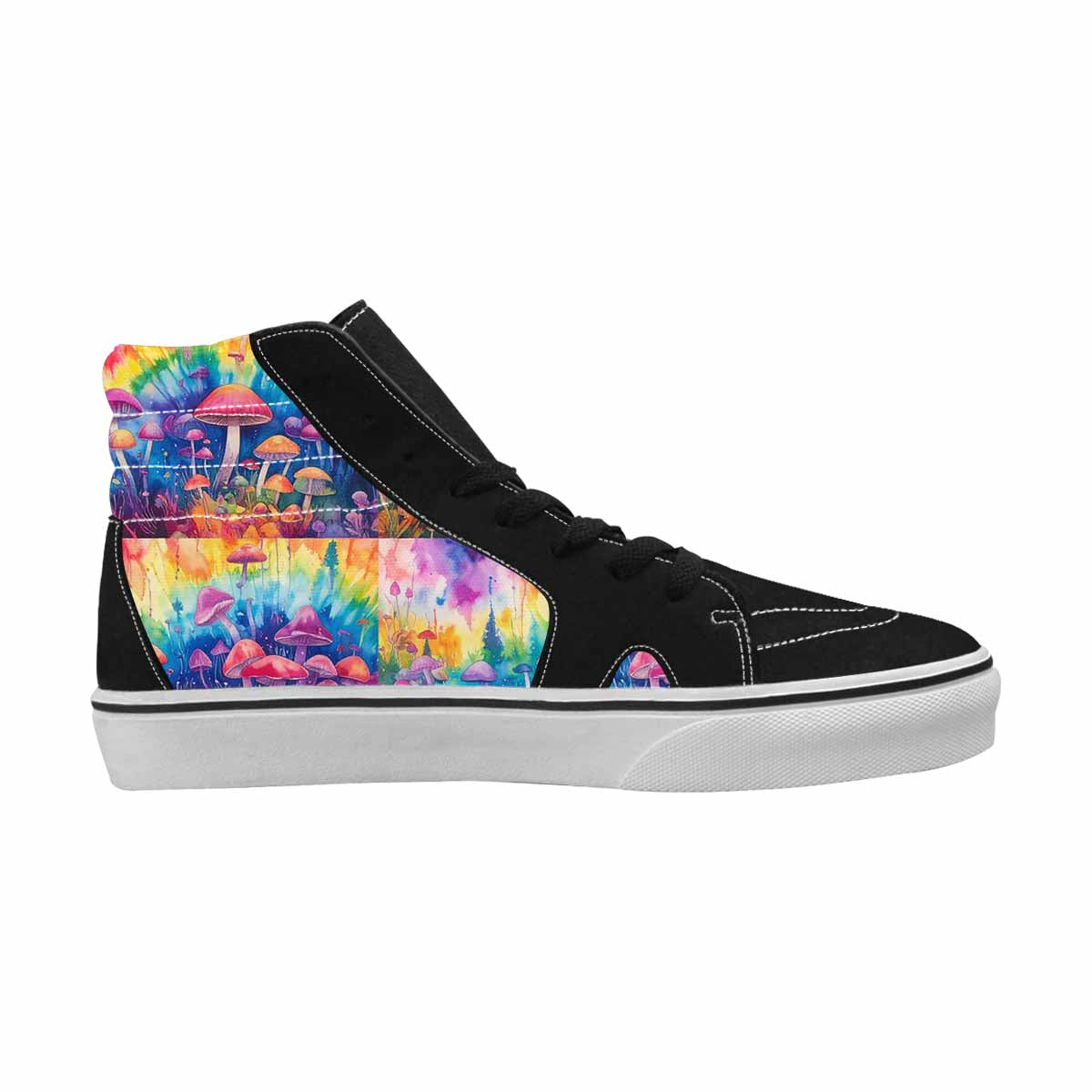 MEN'S Mushrooms  Tie Dye High Top Canvas Y2K Shoes