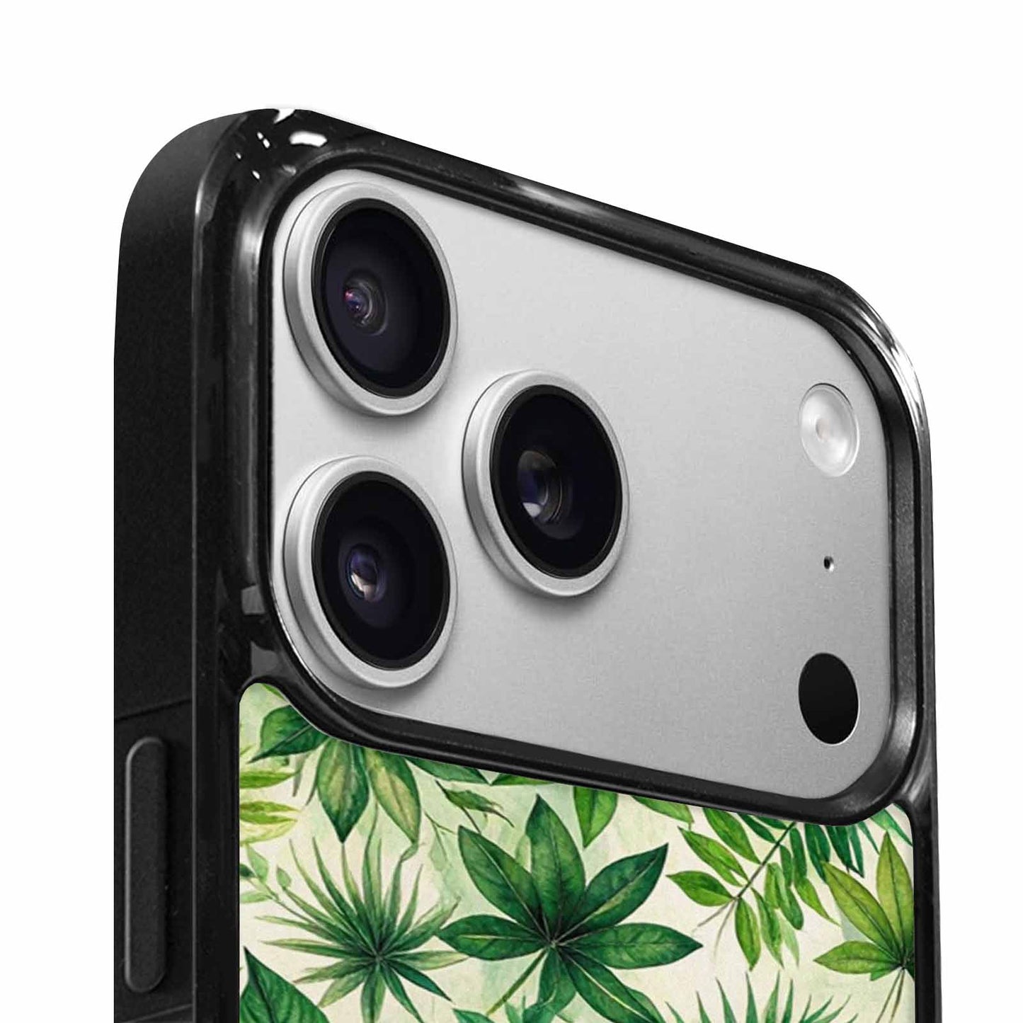 iPhone 17 Pro Case — Small Seven Point Palmate Leaf Floral, Original Design Phone Case