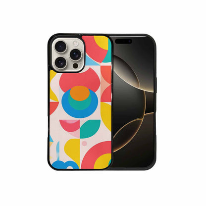 iPhone 16 Pro Max Case — 1960s Mod Cartoon Art Pattern, Customized Protective Case