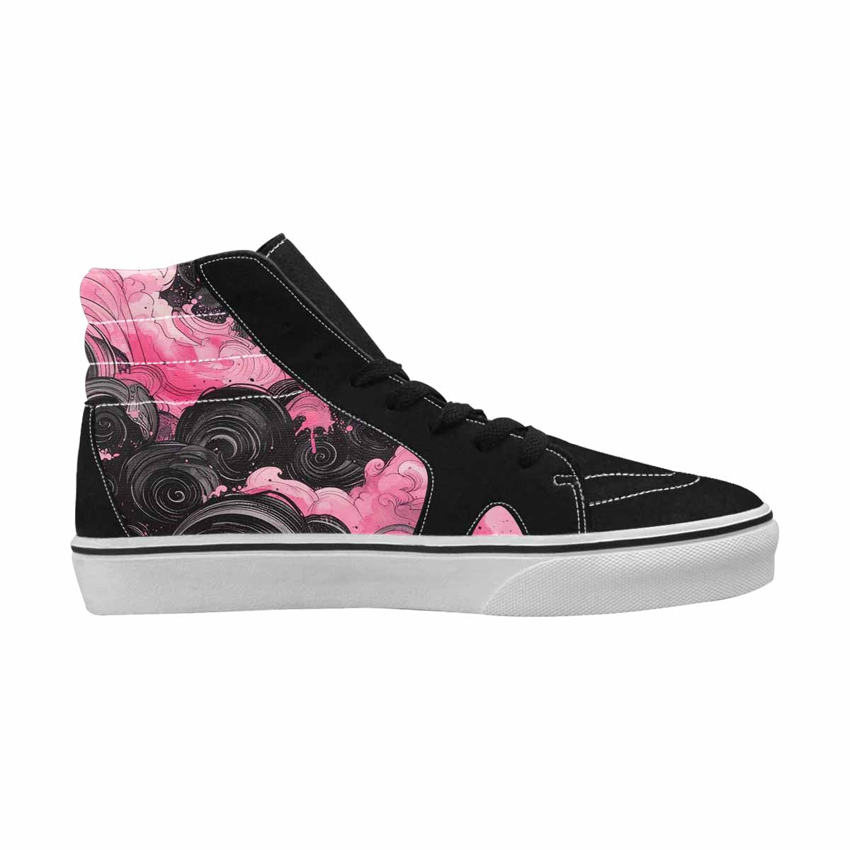 MEN'S Van Gogh Swirl High Top Canvas Vivid Sneakers