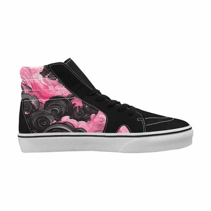 MEN'S Van Gogh Swirl High Top Canvas Vivid Sneakers