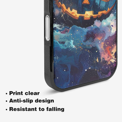 iPhone 16 Plus Case — Eamless Repeating Pattern Of Overlapping Pumpkin, Custom Print Case Cover