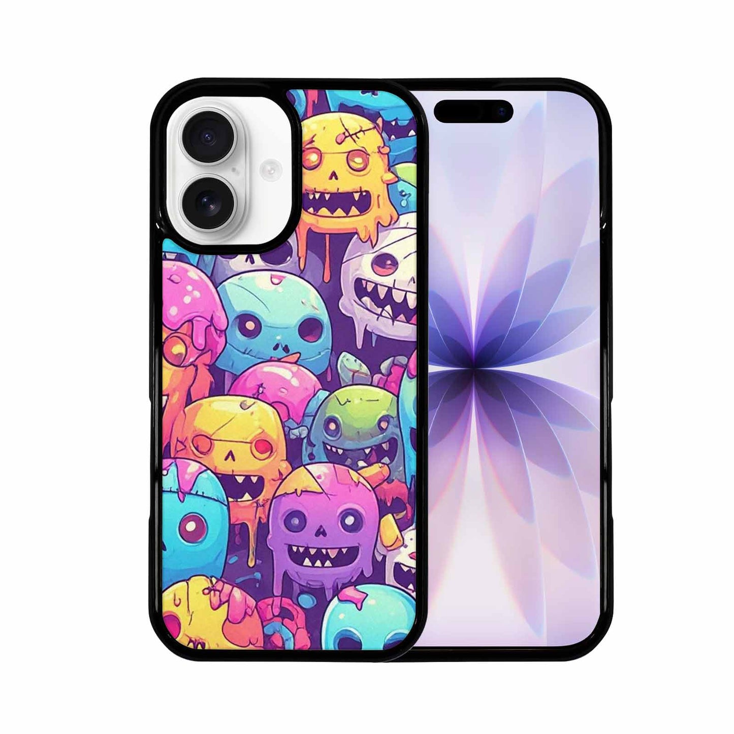 iPhone 17 Case — Pastel Gore Character Pattern Original Art, Custom Made Phone Cover