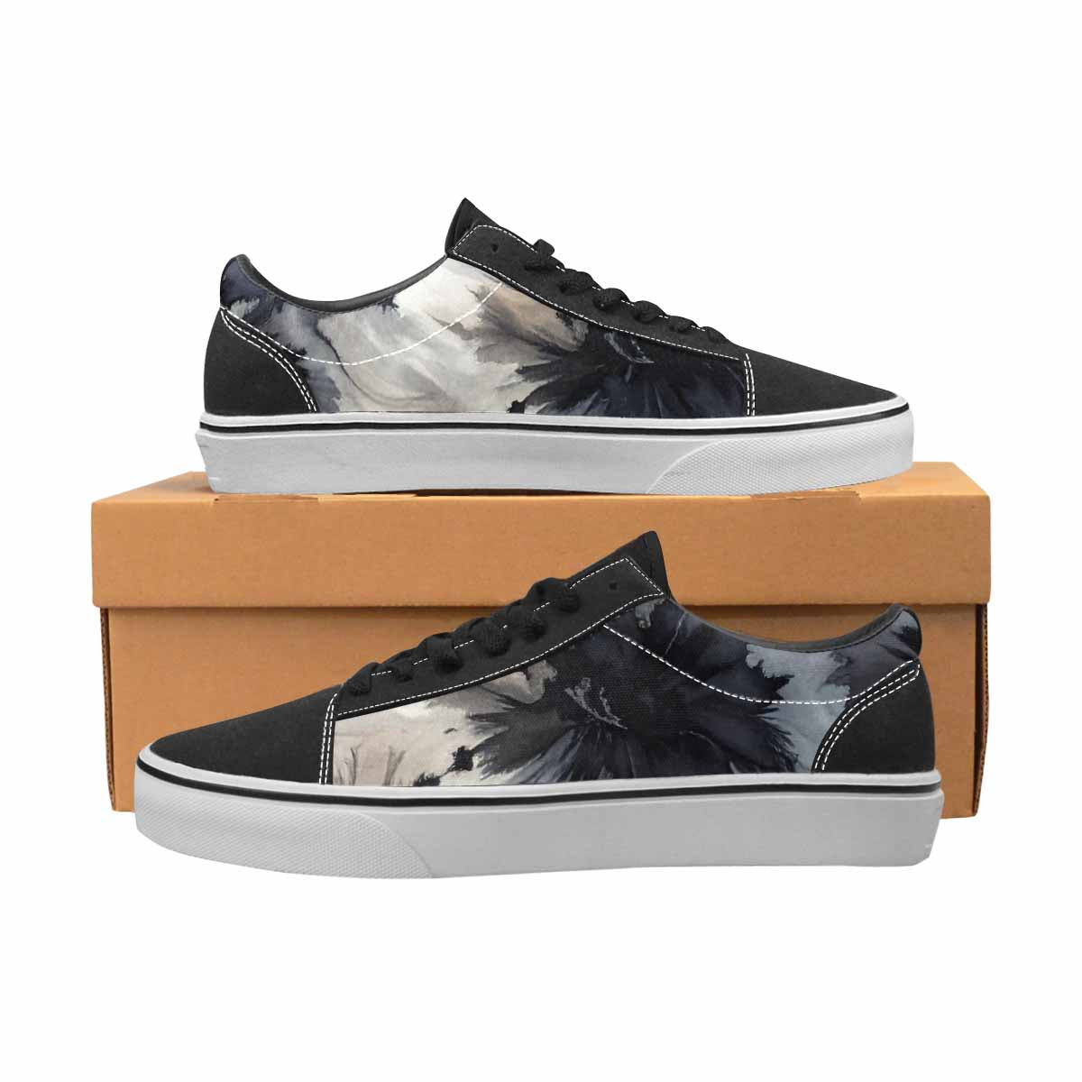 WOMEN'S Tie Dye - Canvas Lace-Up Wallpaper Art Shoes