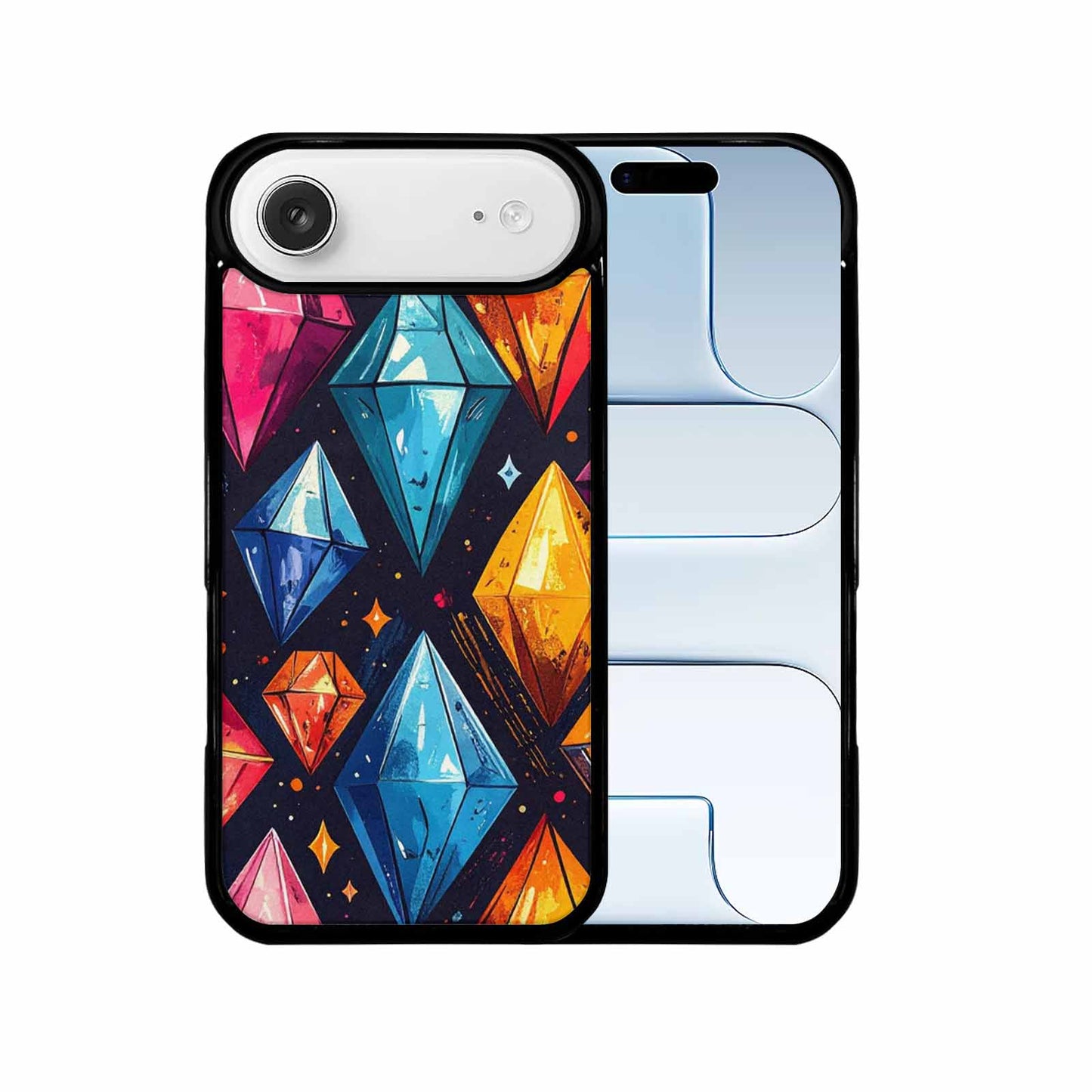 iPhone 17 Air Case — Vintage Summer Diamond Retro Vintage, Custom Art Phone Cover