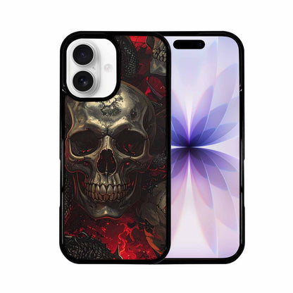 iPhone 17 Case — Skull Dark Art Gothic Print Gothic, Customized Protective Case