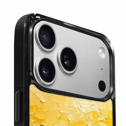 iPhone 17 Pro Max Case — Impressionist Sunflower Brushstroke Pattern Floral, Custom Made Phone Cover