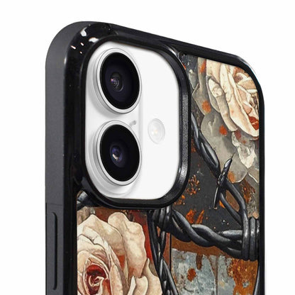 iPhone 17 Case — Small Barbed Wire And Original Art, Custom Printed Phone Case