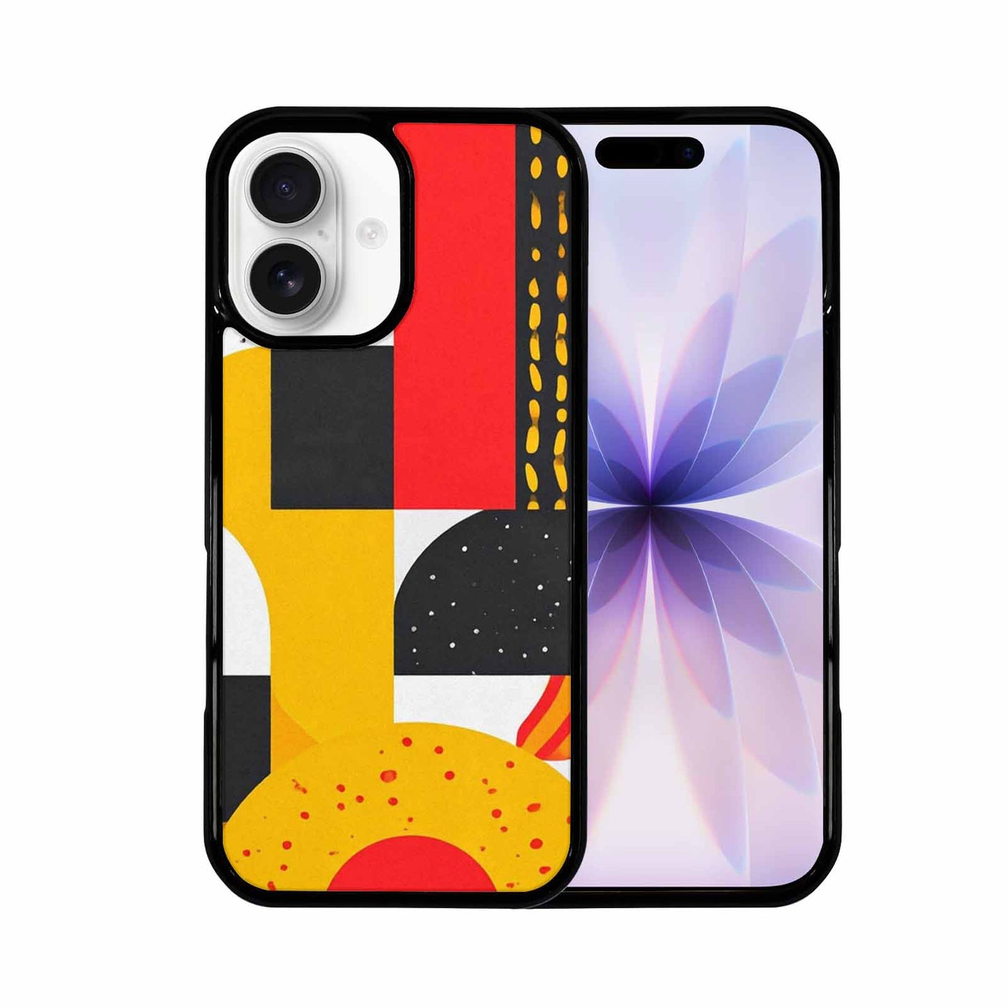iPhone 17 Case — Memphis Art Pattern Retro Vintage, Custom Designed Case Cover