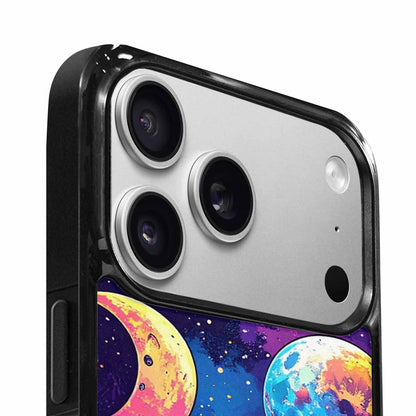 iPhone 17 Pro Max Case — Neon Winter Moon Cartoon Cute, Personalized Phone Case
