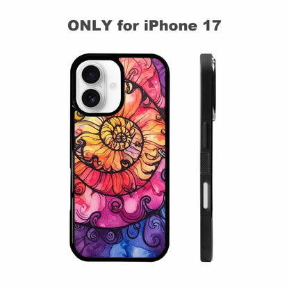 iPhone 17 Case — Tie Dye Swirls (black Tie Dye, Custom Designed Case Cover