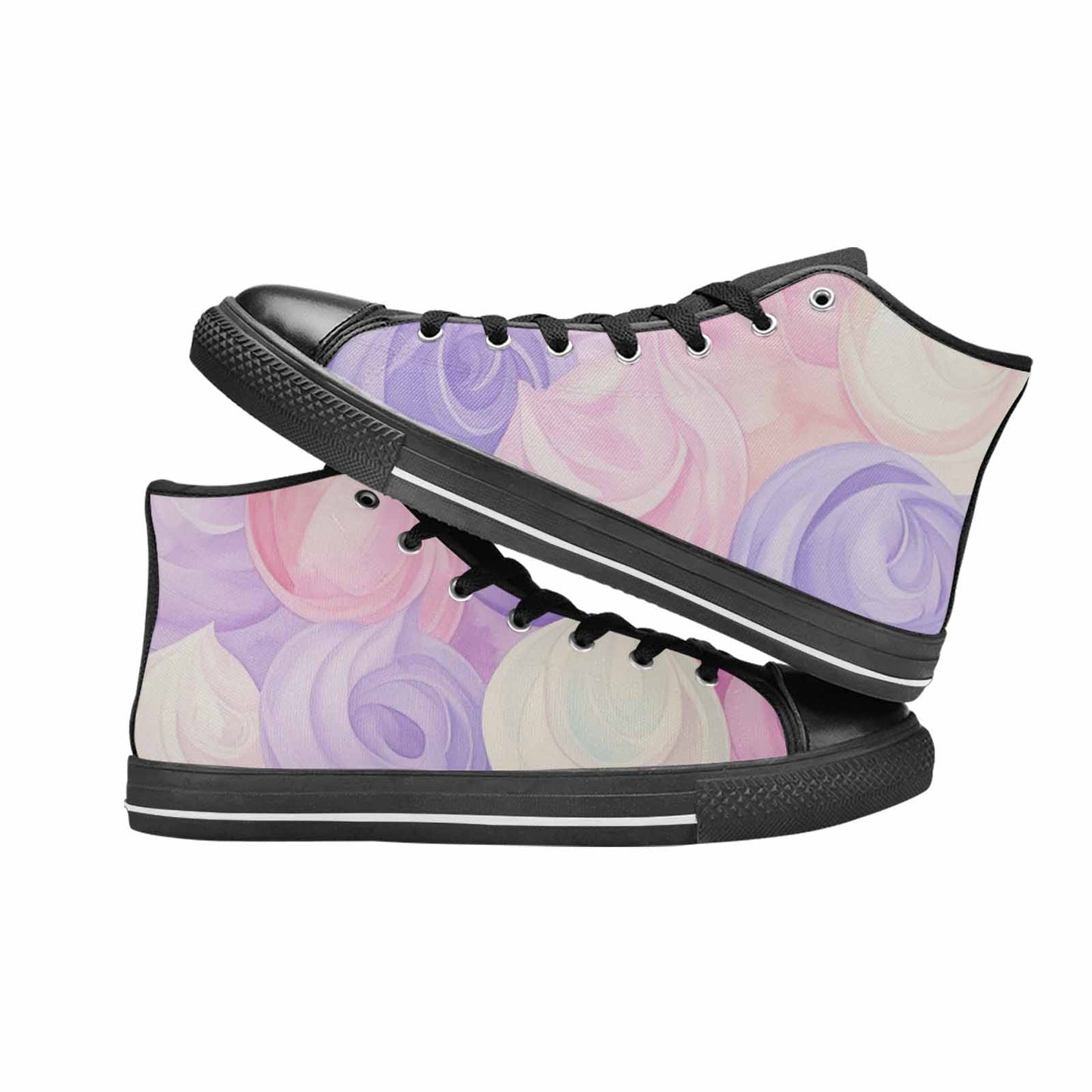 MEN'S Tie Dye - High Top Canvas Surreal Custom Shoes