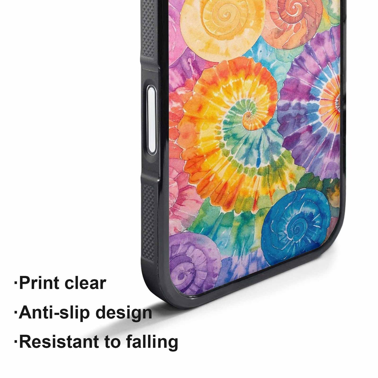 iPhone 17 Pro Max Case — Tie Dye Swirls Tie Dye Tie, Customized Protective Case