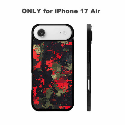 iPhone 17 Air Case — Small Military Camouflage Blotch Pattern Camo, Custom Print Case Cover