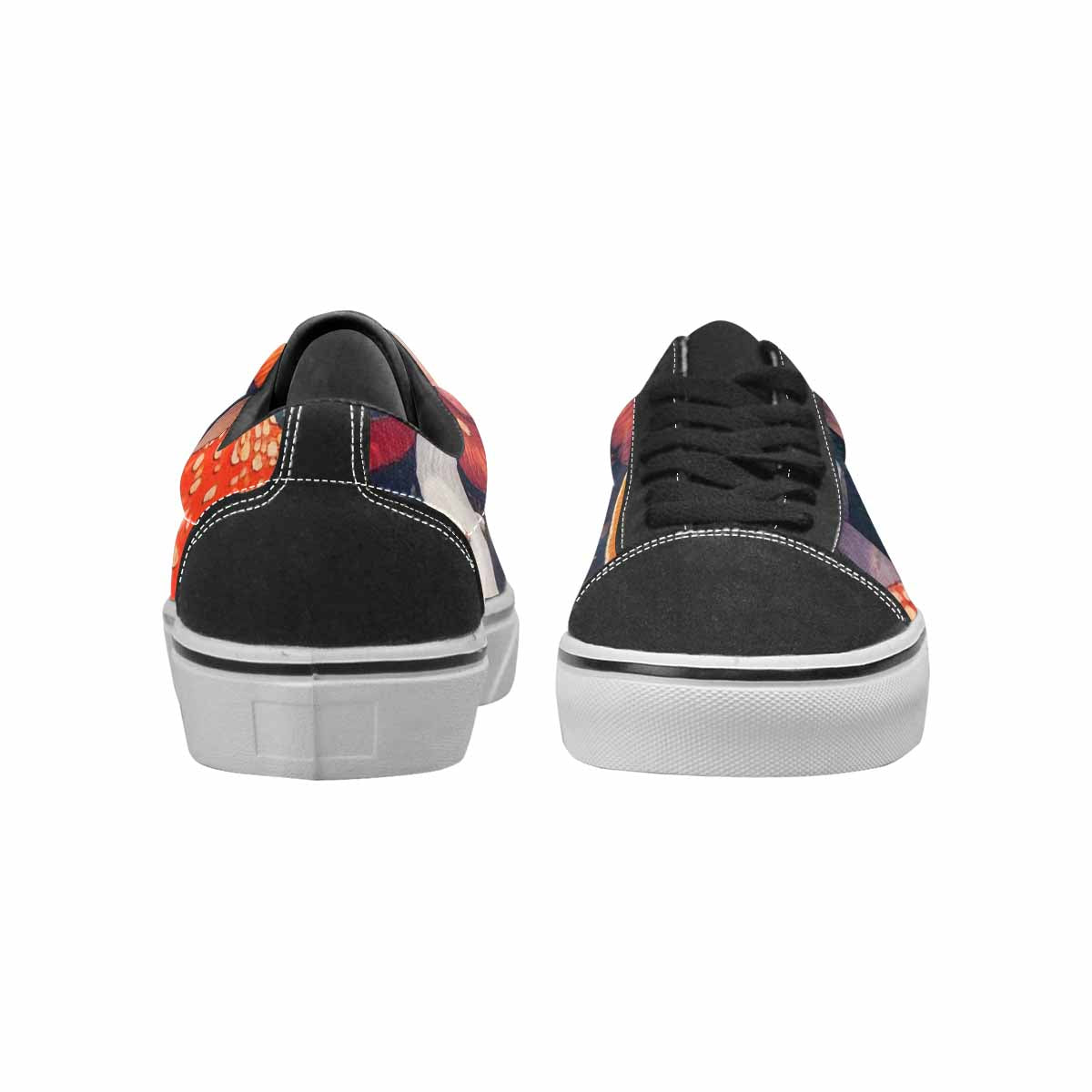 WOMEN'S Mushrooms (general) Mushrooms Pa Lace-Up Canvas Neon Fantasy Shoes