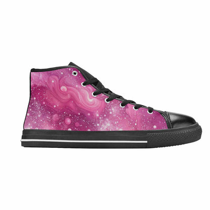 WOMEN'S Galaxy Art - High Top Canvas Y2K Sneakers