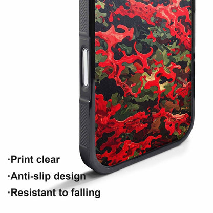 iPhone 17 Pro Case — Small Military Camouflage Blotch Pattern Camo, Original Design Phone Case