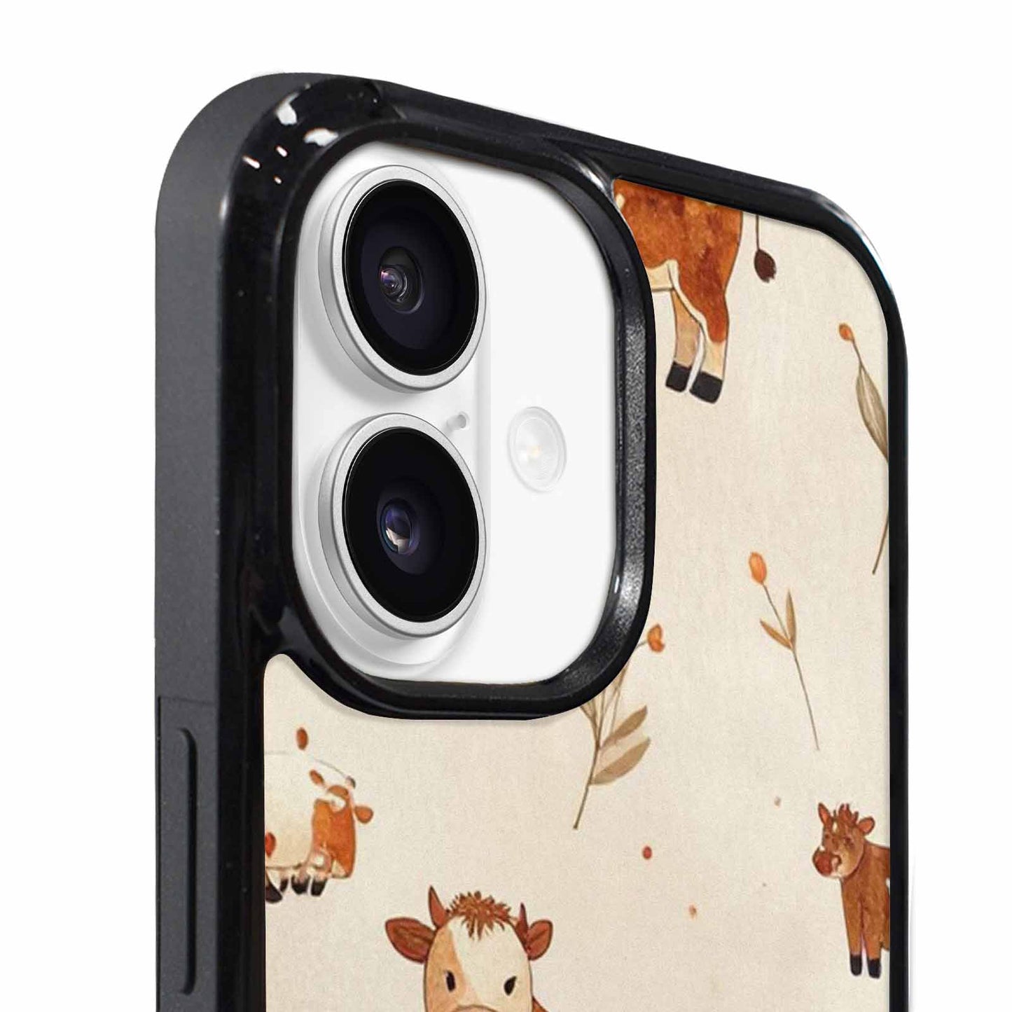 iPhone 17 Case — Small Cow Animal Print Animal Print, Unique Phone Case Design