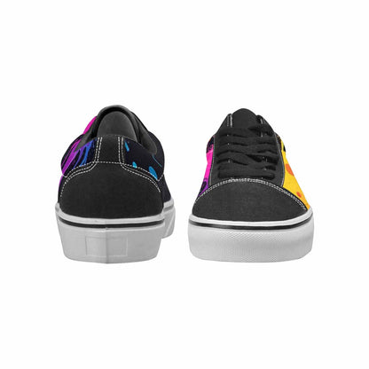 MEN'S Paint Splatter Canvas Lace-Up Dreamcore Custom Sneakers