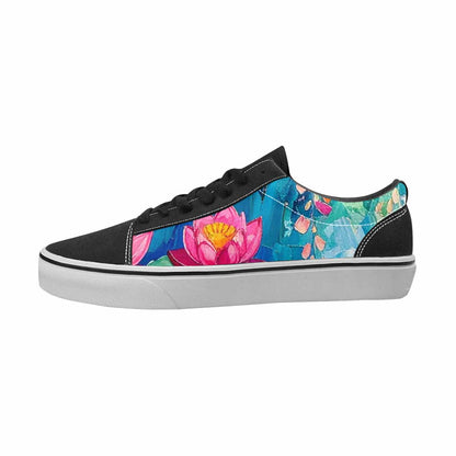 MEN'S Monet Full Color Canvas Artist-designed Surreal Custom Streetwear Shoes