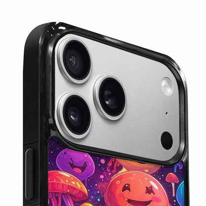 iPhone 17 Pro Max Case — Melting Rainbow Smiley Faces Original Art, Custom Phone Case