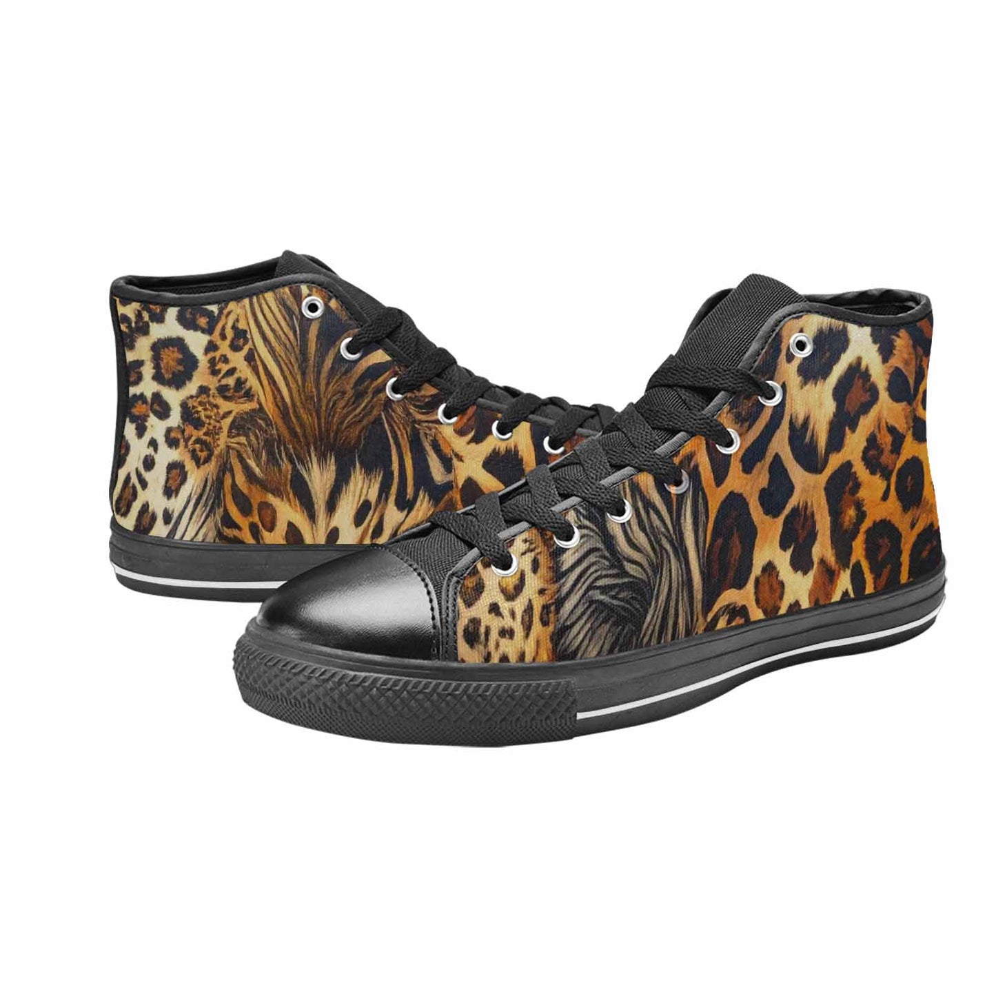 MEN'S Animal Print High Top Canvas Dreamcore Shoes