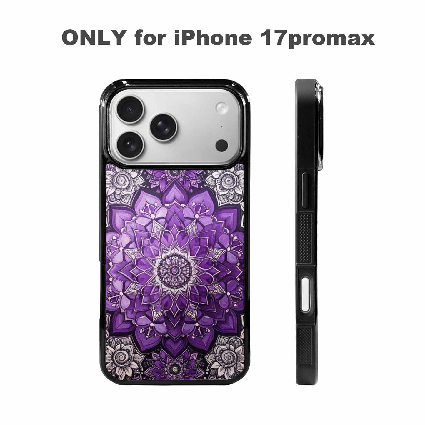 iPhone 17 Pro Max Case — Small Mandala Pattern, Randomly Floral, Customized Protective Case
