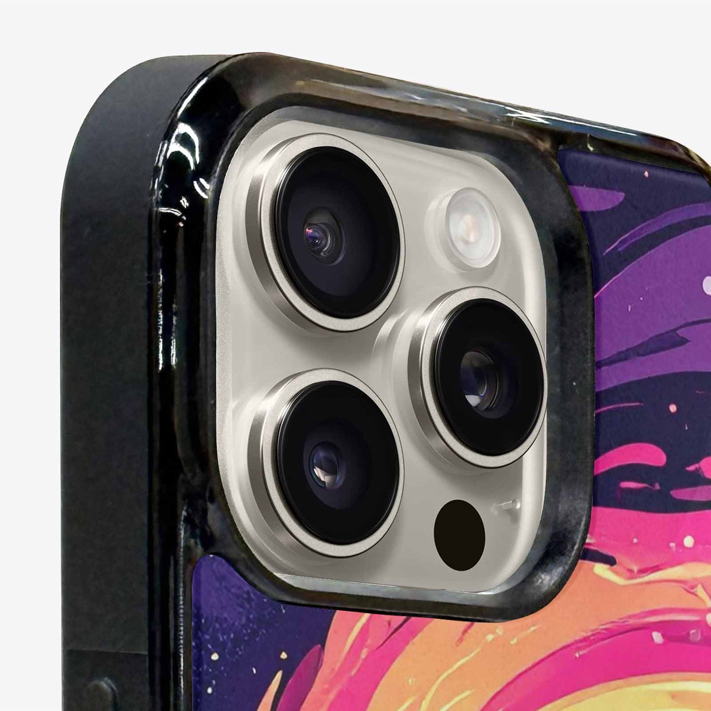 iPhone 16 Pro Max Case — Love Wins Galaxy Seamless Pattern Vibrant, Unique Phone Case Design