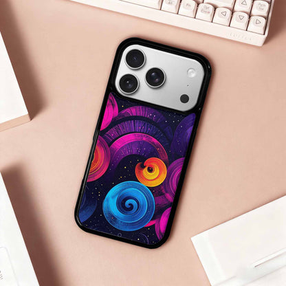 iPhone 17 Pro Case — Rose Galaxy Art Seamless Pattern Galaxy, Customized Protective Case