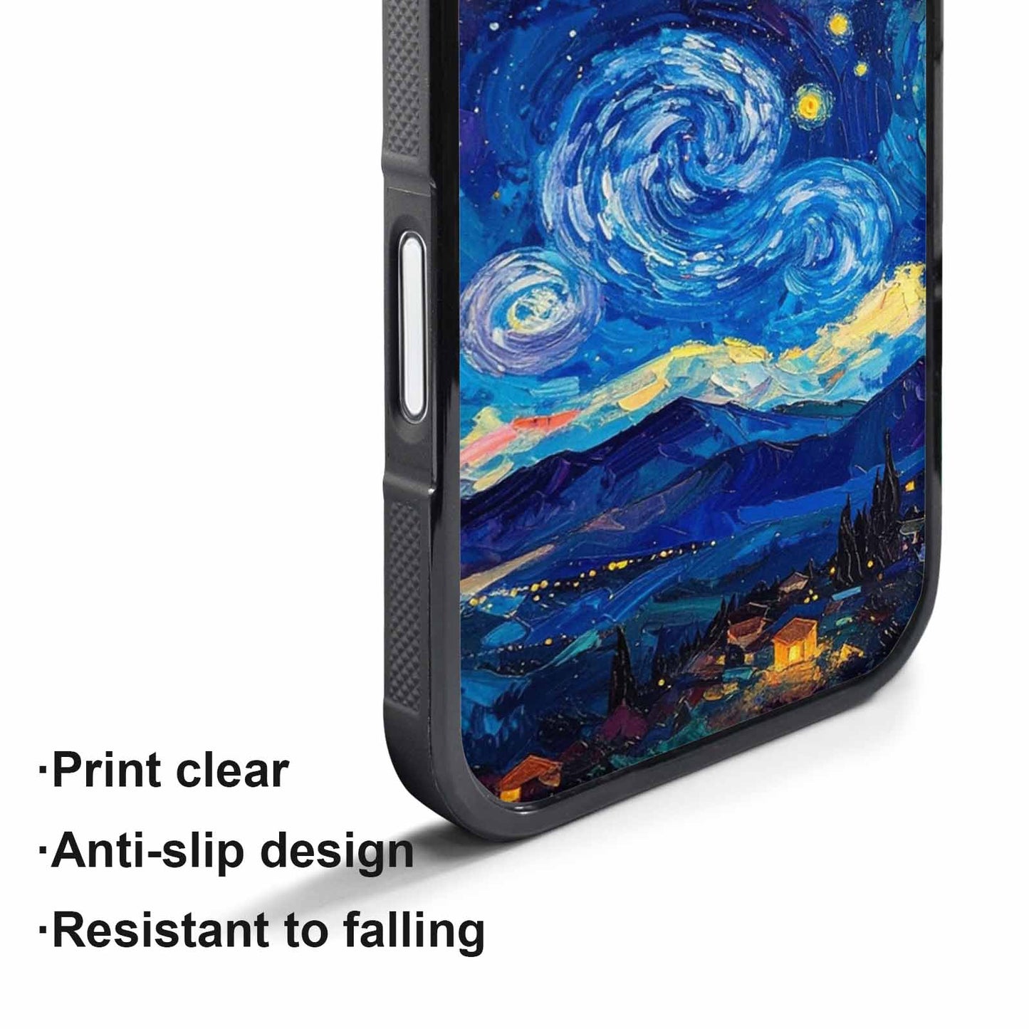 iPhone 17 Pro Case — Starry Night Van Gogh Paint Galaxy, Customized Protective Case