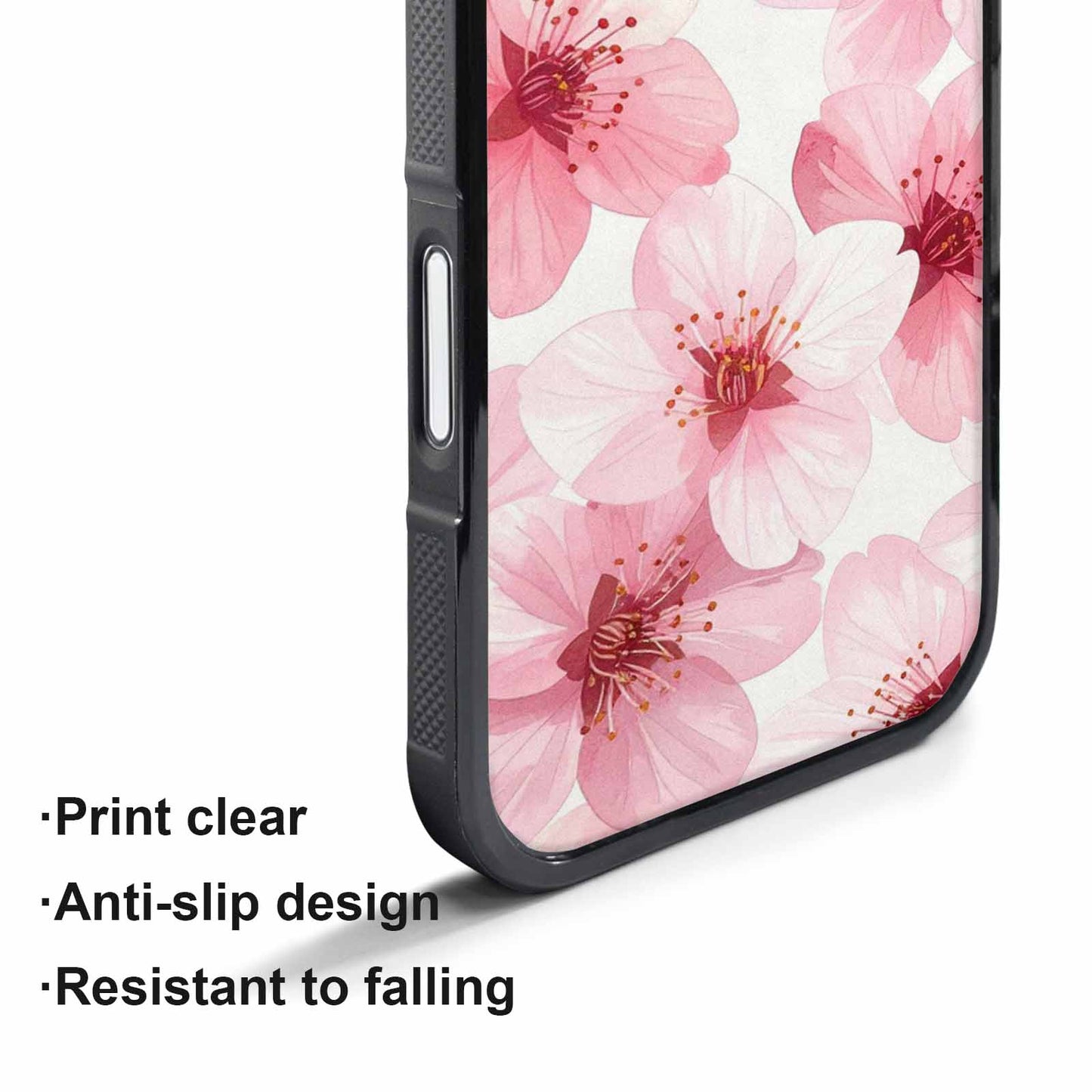 iPhone 17 Pro Max Case — Japanese Cherry Blossom Pattern, Floral, Personalized Phone Case