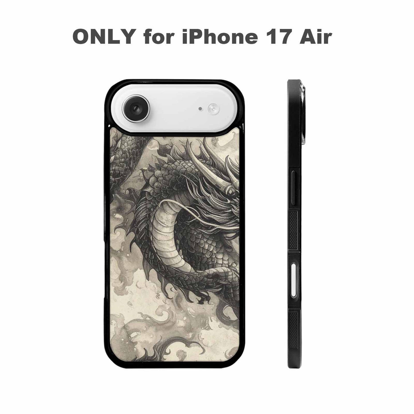 iPhone 17 Air Case — Retro Dragons Flame Retro Vintage, Custom Print Case Cover