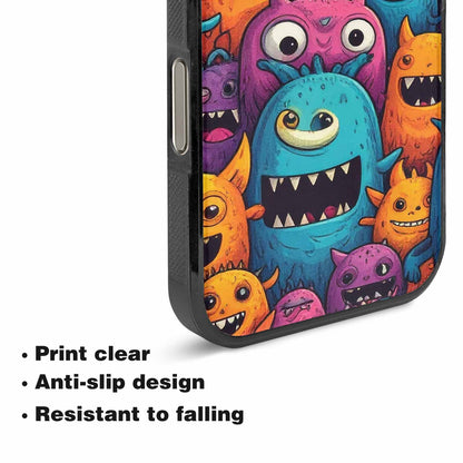 iPhone 16 Pro Case — Monsters General Cartoon Monst, Unique Phone Case Design