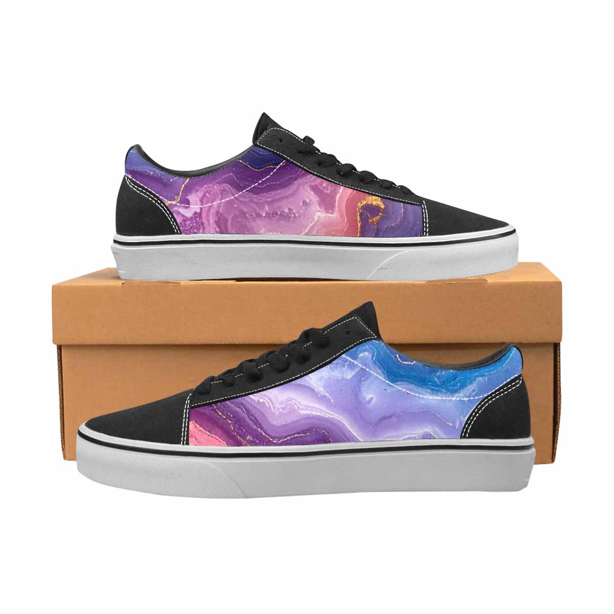 MEN'S Marble Galaxy Canvas Lace-Up Dreamcore Shoes