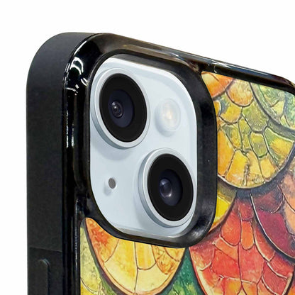 iPhone 15 Plus Case — Reptile Scale Full Color Vibrant Reptile, Unique Phone Case Design
