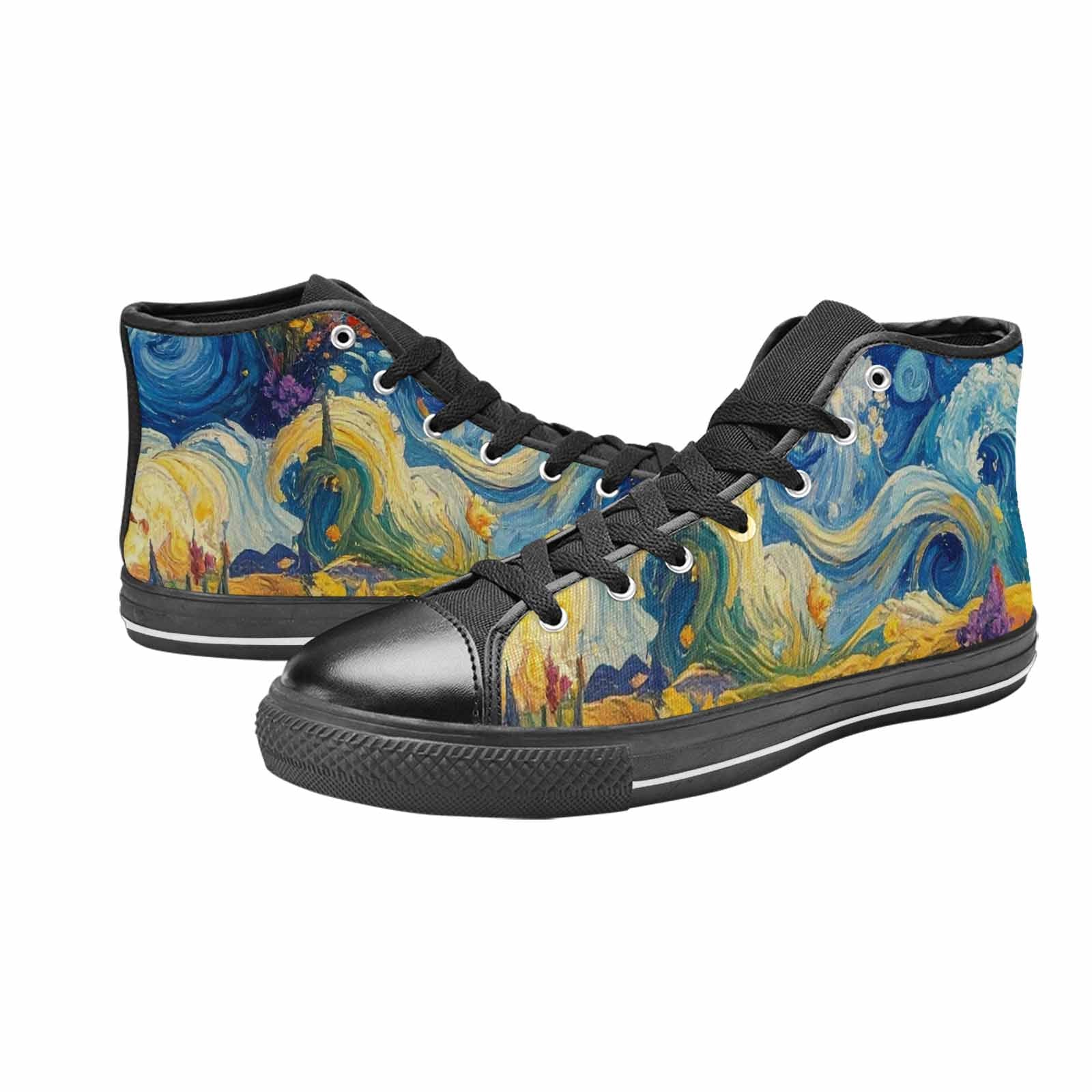 MEN'S Blend All Versions High Top Canvas Dark Academia Sneakers