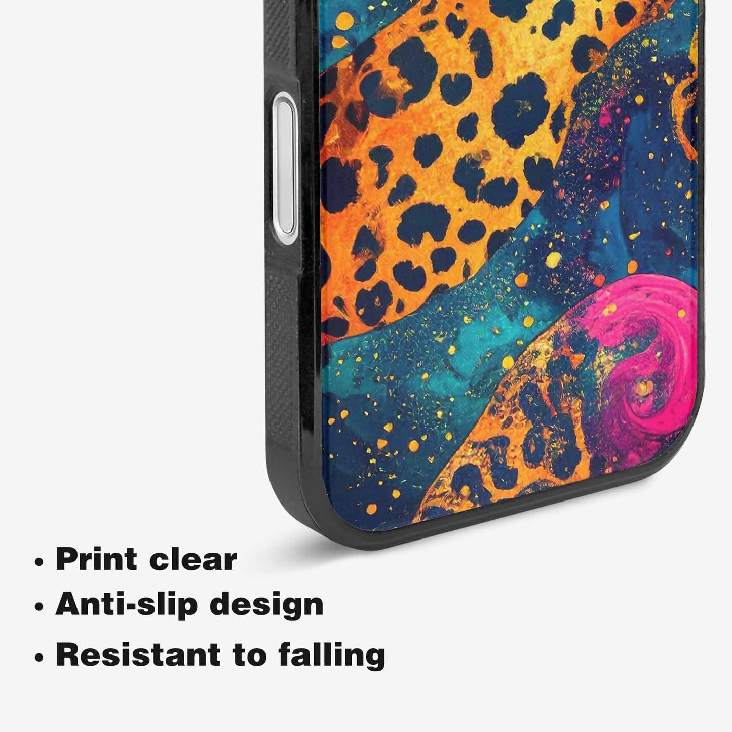 iPhone 16 Plus Case — Leopard Print Galaxy, Custom Print Case Cover