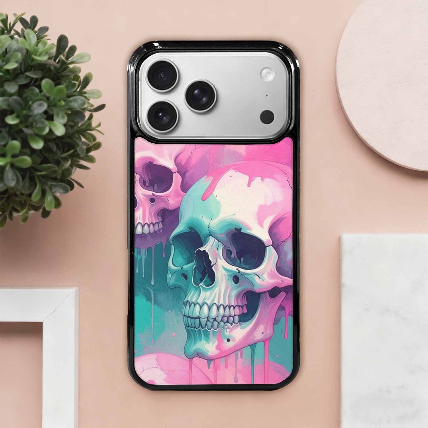 iPhone 17 Pro Max Case — Seamless Tileable Pattern Of Galaxy Space, Custom Designed Case Cover
