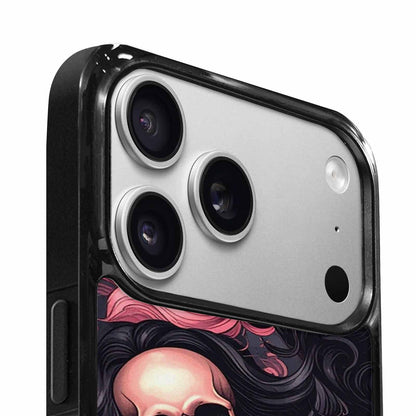 iPhone 17 Pro Case — Skull Dark Art Gothic Print Gothic, Custom Printed Phone Case
