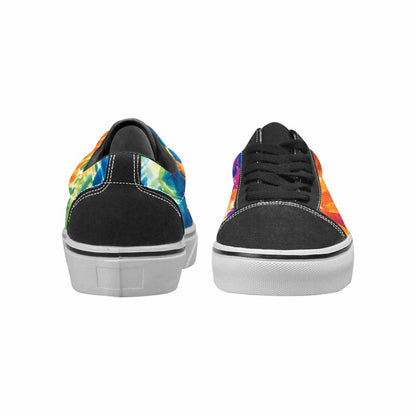 MEN'S Tie Dye Mixed Style Canvas Lace-Up Cottagecore Custom Shoes