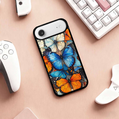 iPhone 17 Air Case — Small Butterfly Wing Pattern Randomly Original, Custom Printed Phone Case