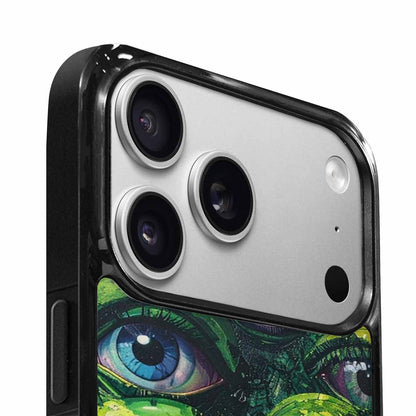 iPhone 17 Pro Case — Seamless Repeating Pattern Of Overlapping Cartoon, Custom Designed Case Cover