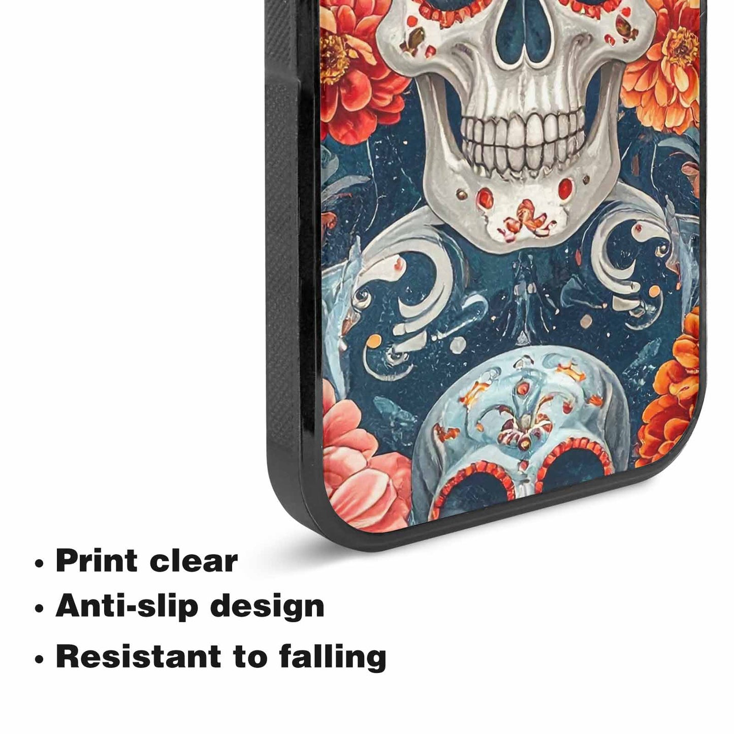 iPhone 15 Plus Case — Marble Skull Custom, Custom Designed Case Cover