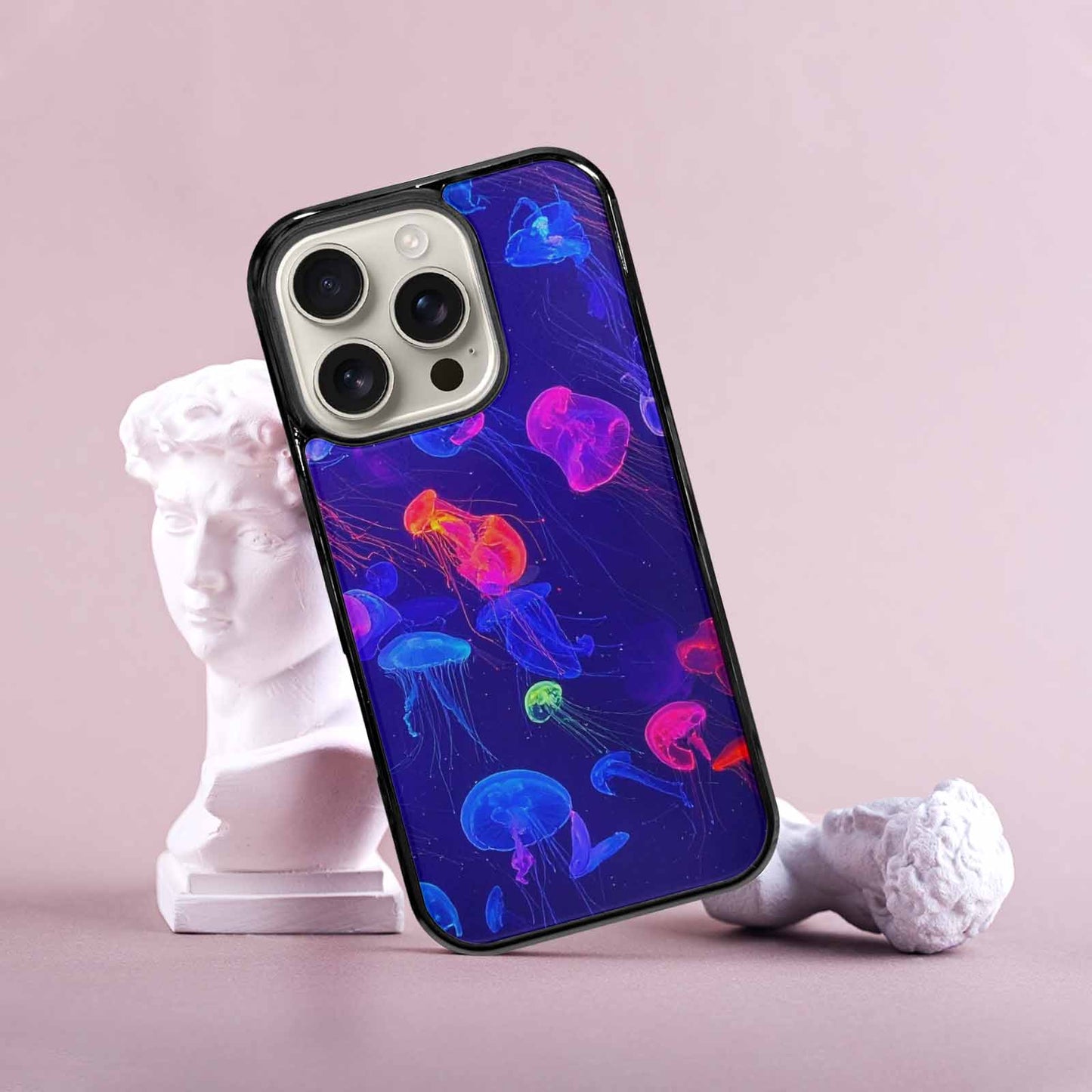 iPhone 16 Pro Case — Jellyfish Glow Jellyfish Glow Pattern Hundreds, Personalized Phone Case