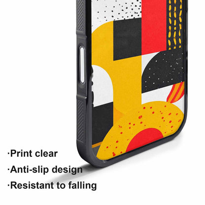 iPhone 17 Air Case — Memphis Art Pattern Retro Vintage, Custom Made Phone Cover