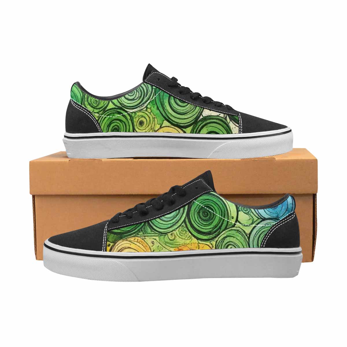 WOMEN'S Tie Lace-Up Canvas Neon Fantasy Shoes