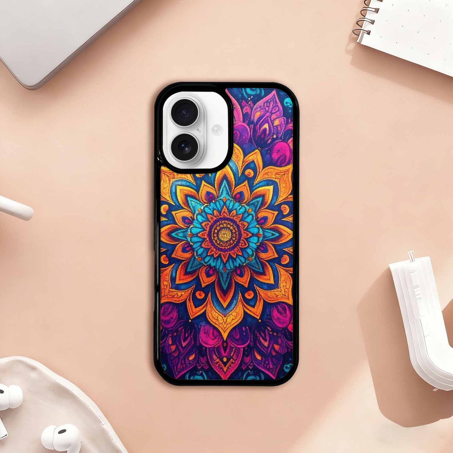 iPhone 17 Case — Tie Dye Mandala Tie Dye, Custom Made Phone Cover