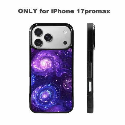 iPhone 17 Pro Max Case — Snake Print Galaxy Seamless Animal Print, Customized Protective Case