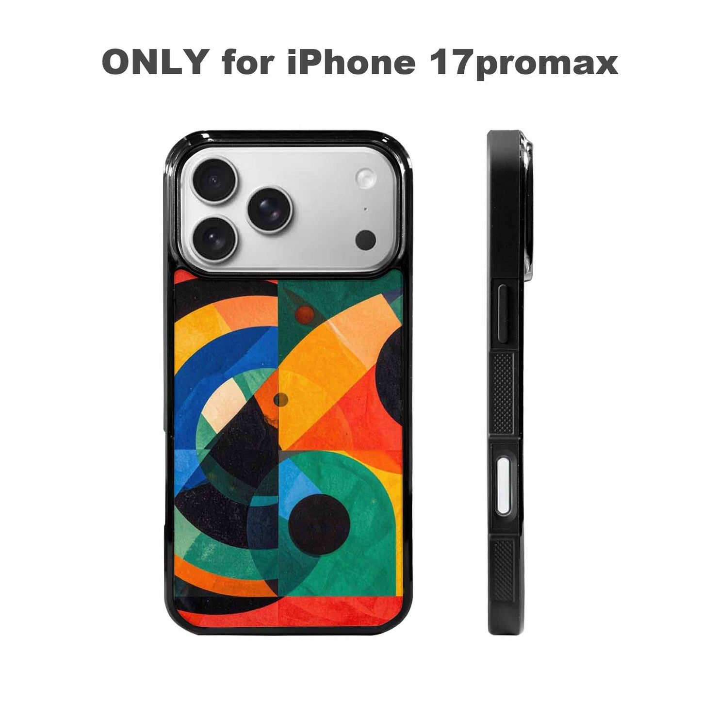 iPhone 17 Pro Max Case — Memphis Art Pattern Retro Vintage, Customized Protective Case